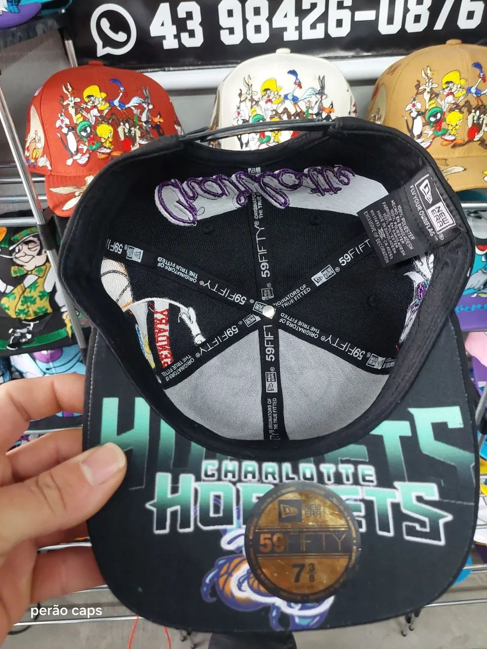 Boné Mickey charlotte hornets  - Foto 5