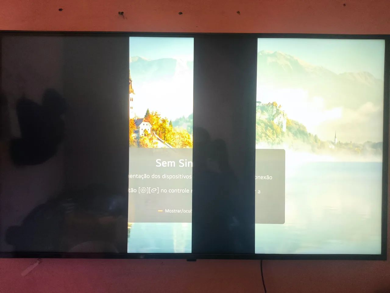Smart TV LG 43 polegadas 4k.