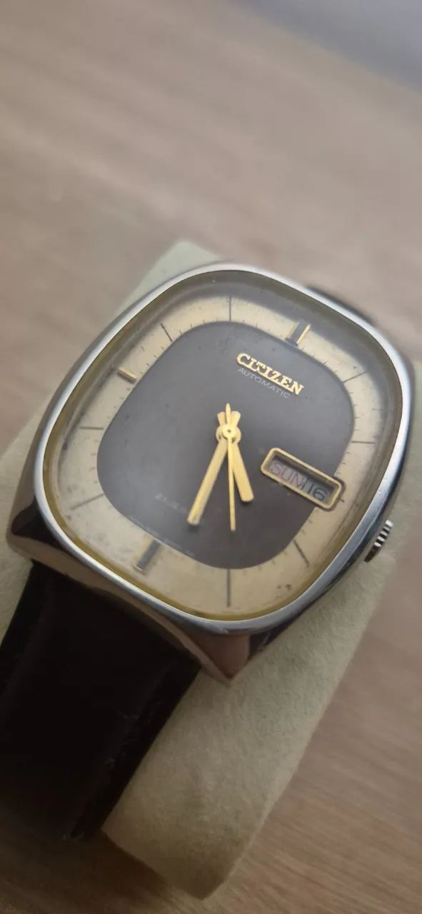 Relógio Citizen Automatic Vintage TV Dial Cal. 8200 Aço - Ref. 4-820151 - Foto 4