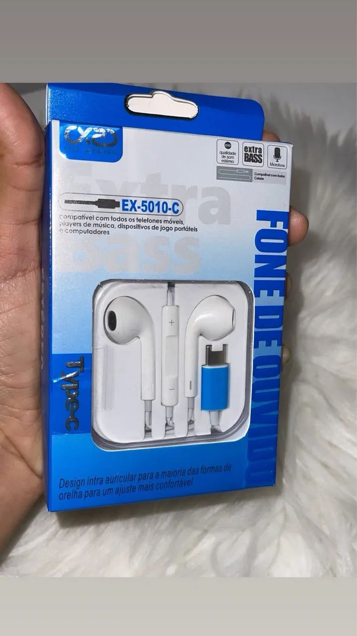 Fone 5010-C com fio - TipoC   - Foto 3