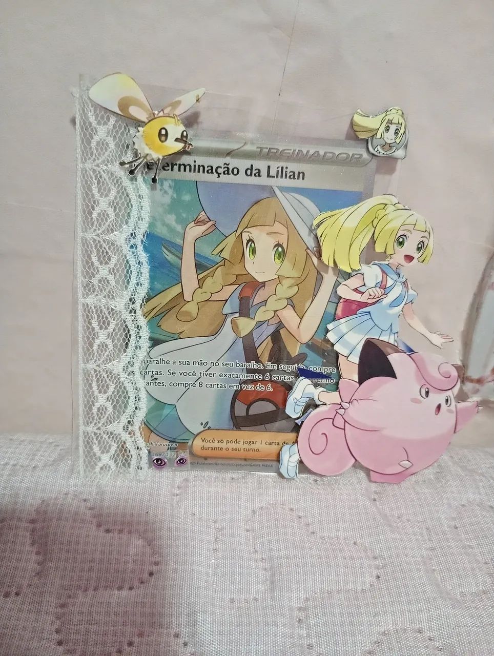 Carta Pokémon Determinação da Lilian 169/132