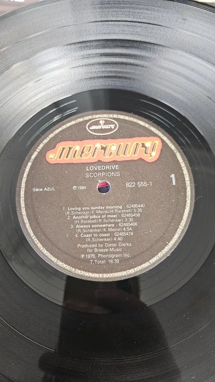 Disco Vinil Lp Scorpions Love Drive Rock - Foto 3