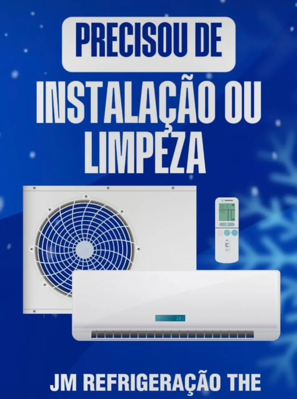 Limpeza e instalação Ar condicionado