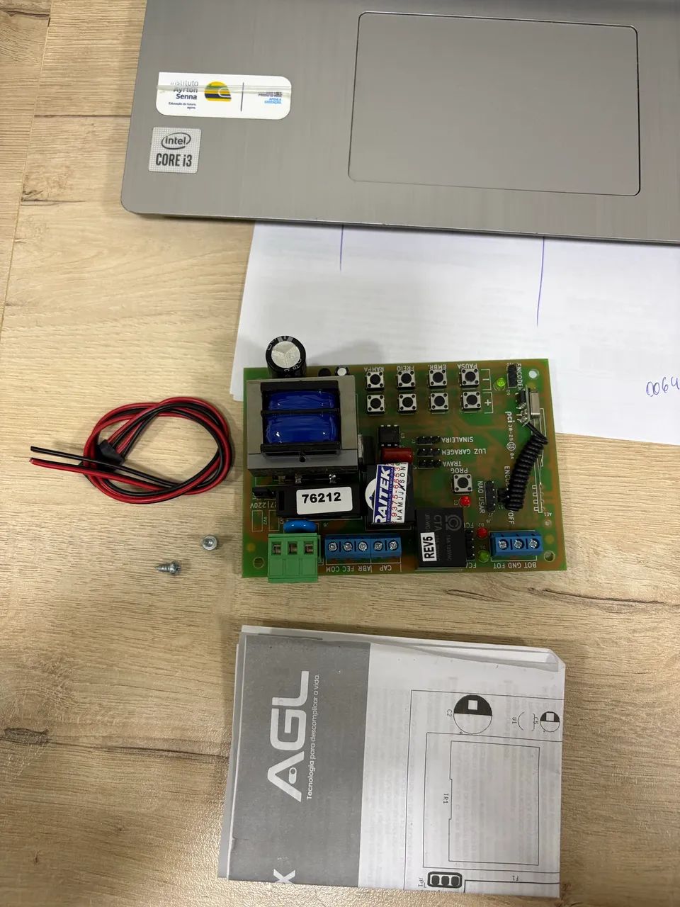 Placa AGL para motor eletrônico 