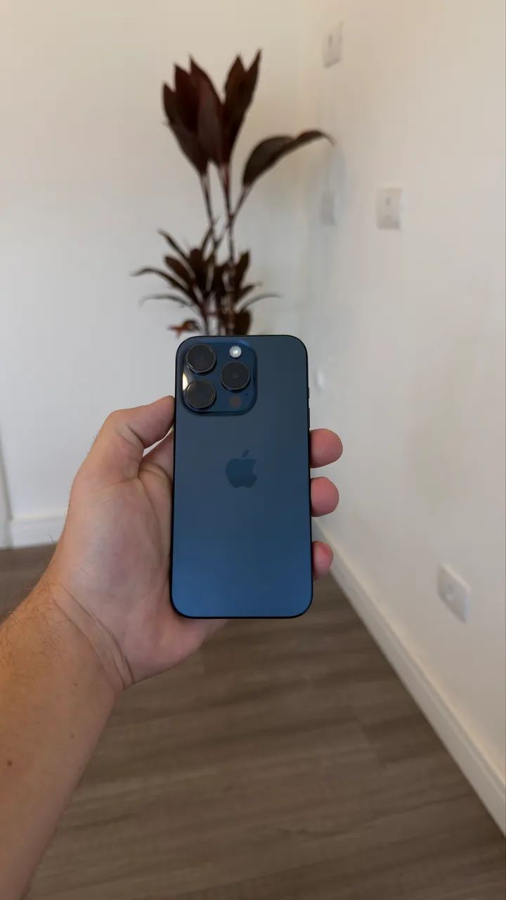 iPhone 15 pro 128gb azul titanium  - Foto 4