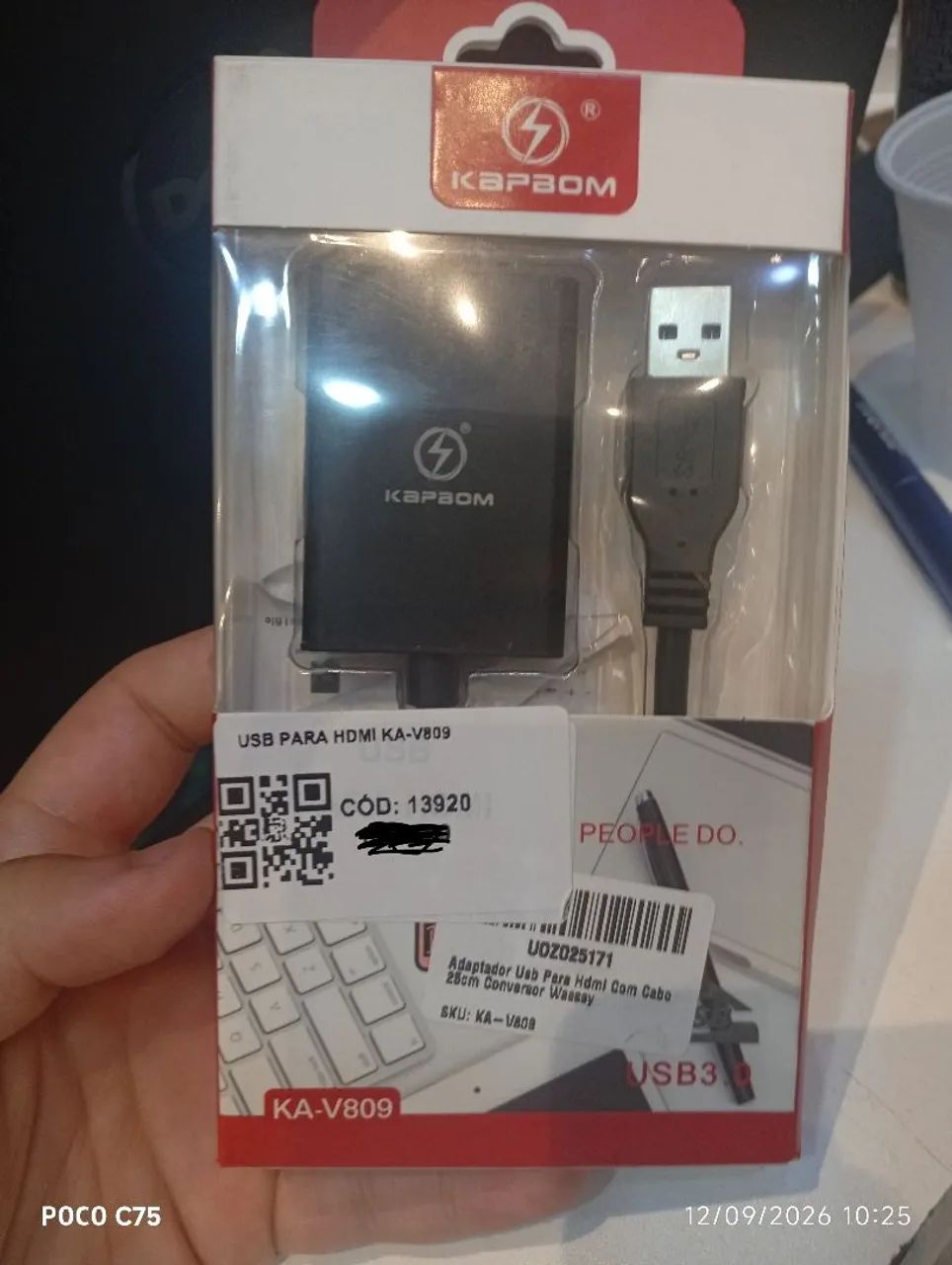 Adaptador de HDMI para usb