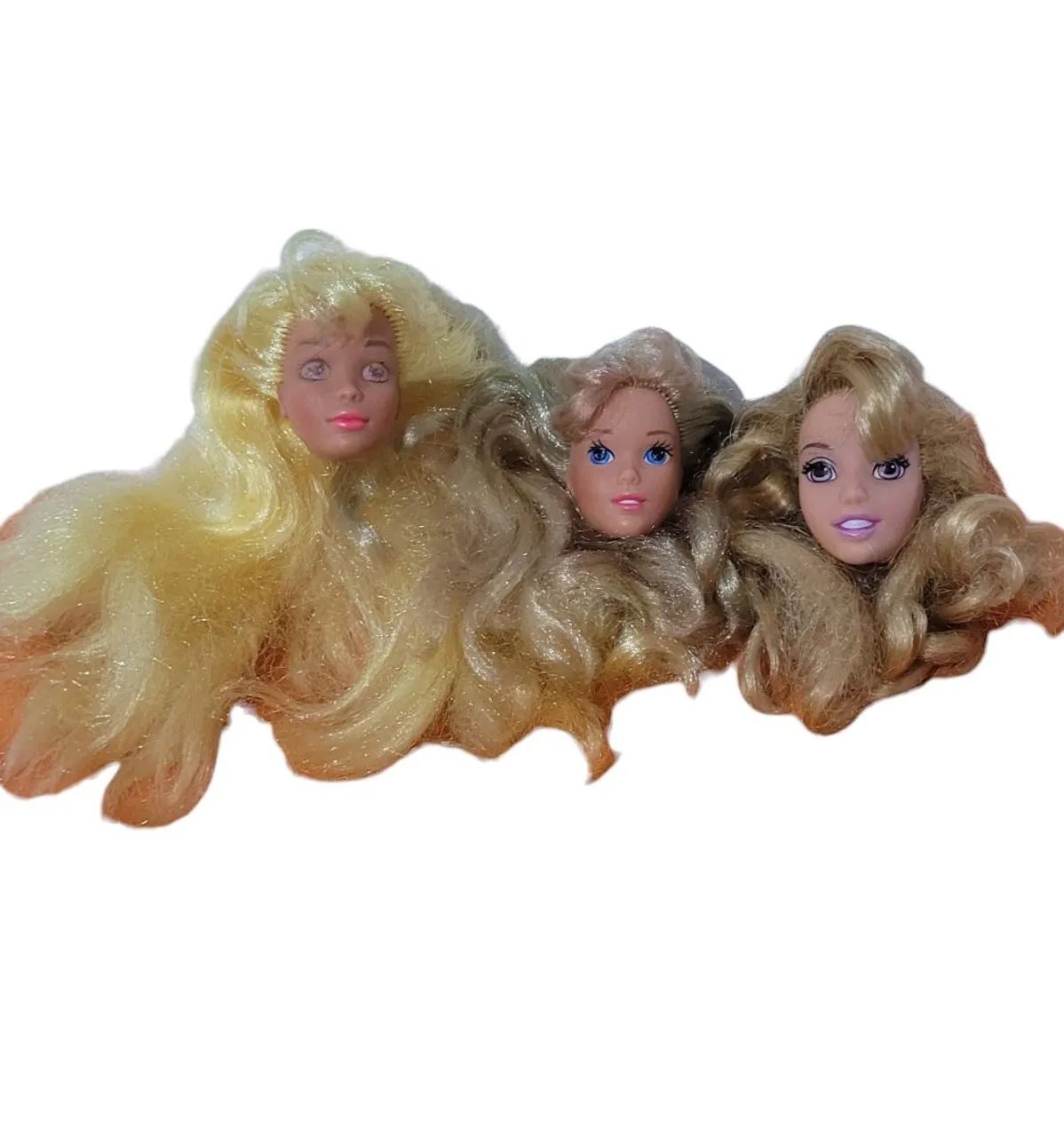 Lote Cabeças Barbie Disney
