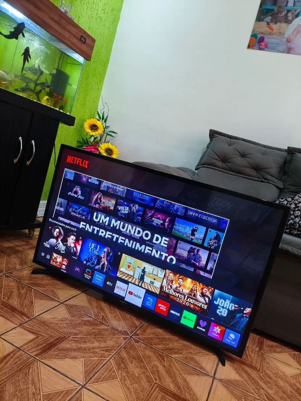 SMART TV SAMSUNG 40 POLEGADAS PERFEITA BARATA R$950. ENTREGO!  - Foto 3