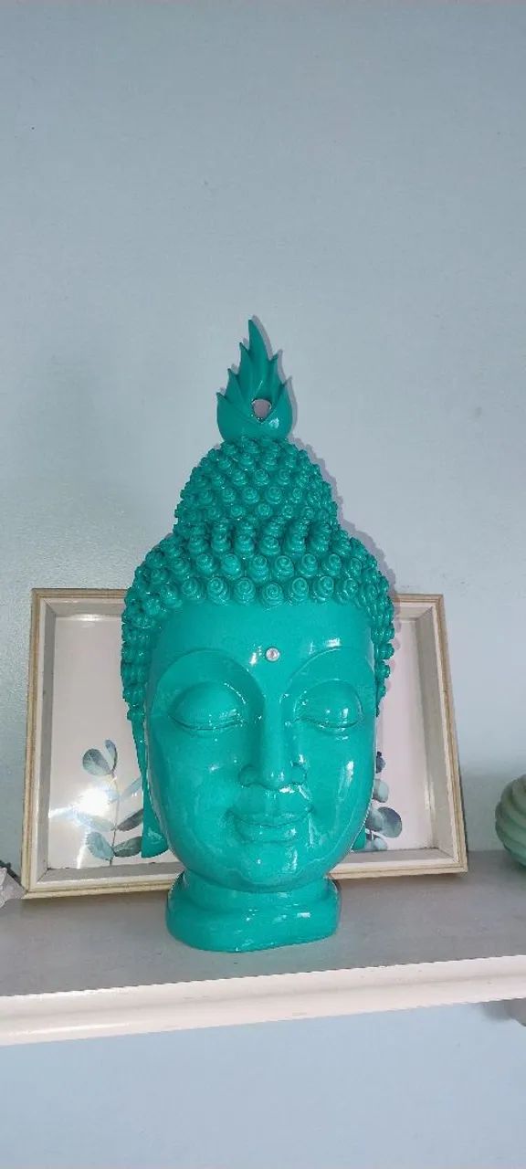 Peça decorativa Cabeça de Buda - Foto 5