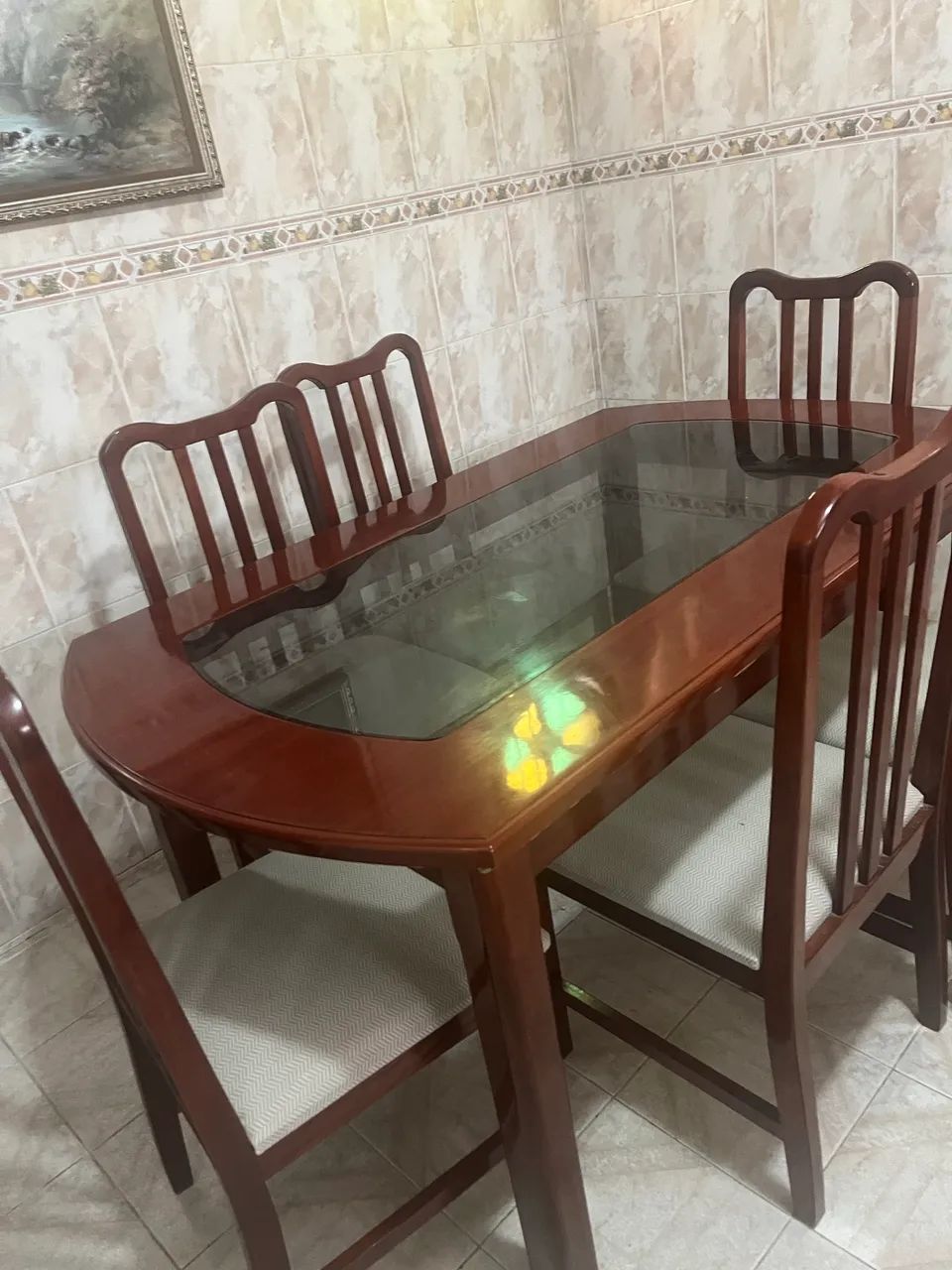Vendo mesa de mogno - Foto 3