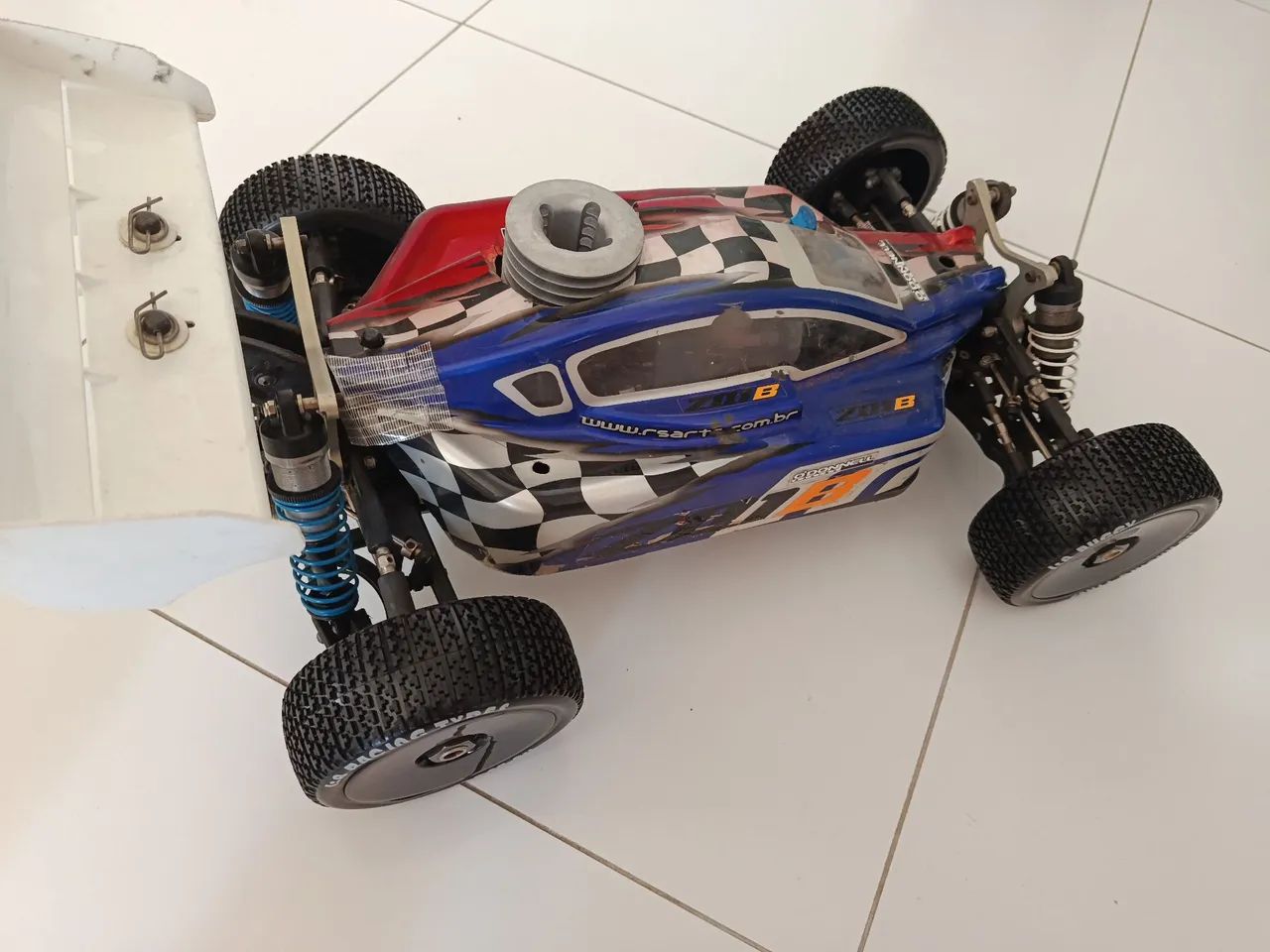 Automodelismo buggy pro 1/8 odonnel motor glow 21 - Foto 2