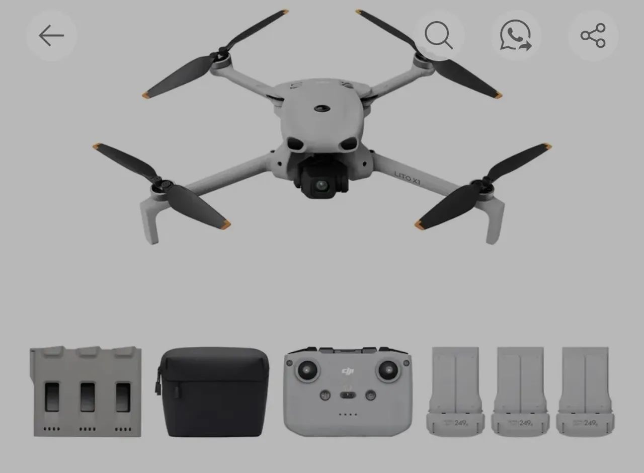 Drone Dji Lito X1 Combo Fly More