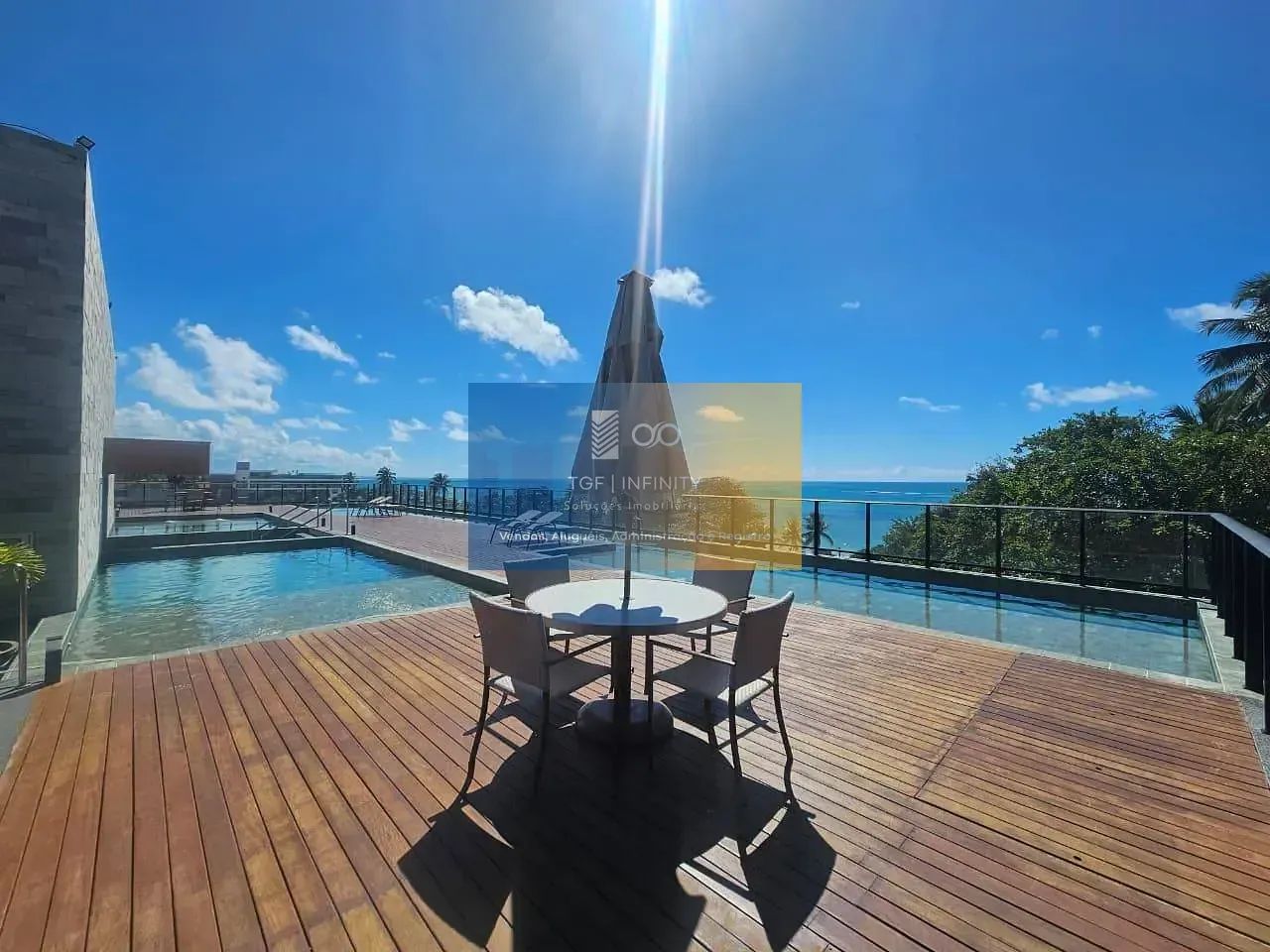 Mar de Campas | Flat 25m² com Rooftop Completo e 3 Piscinas  R$ 350 Mil