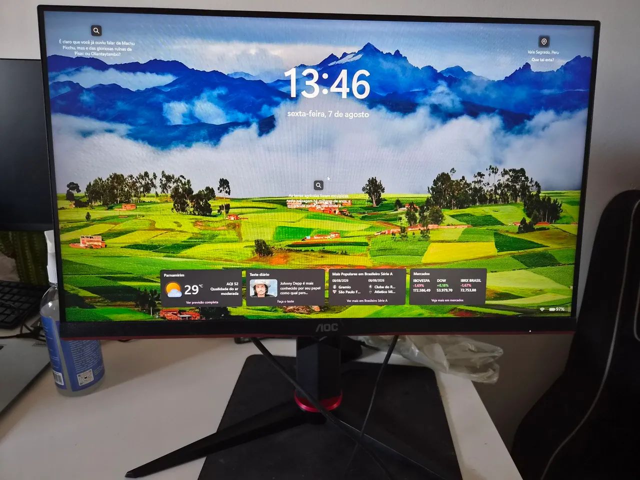 Monitor Gamer AOC Hero 24" IPS 144Hz