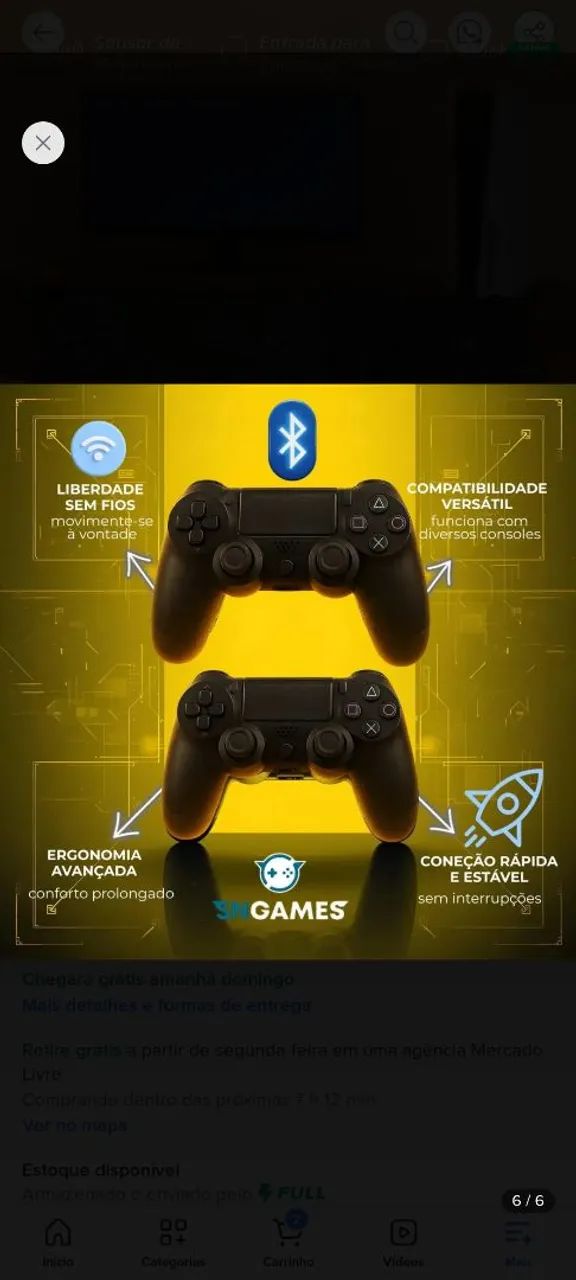 Controle wireless, zero Pc , Xbox ps3 ps4 - Foto 3