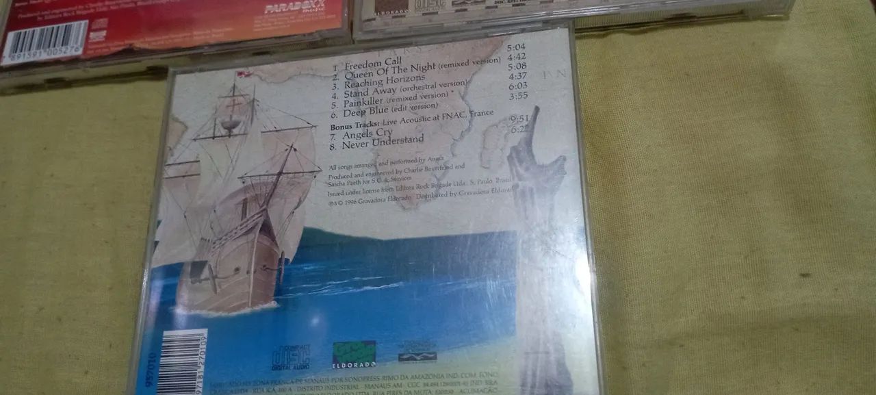 **Baixei** 3CD's Angra - Era André Matos originais de época) Paradox e Eldorado 96/97 - Foto 5