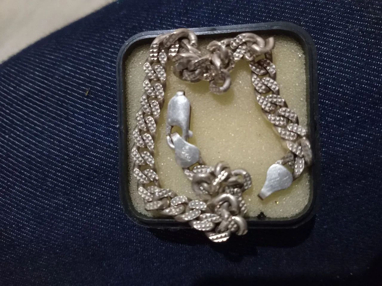 Pulseria de prata italiana