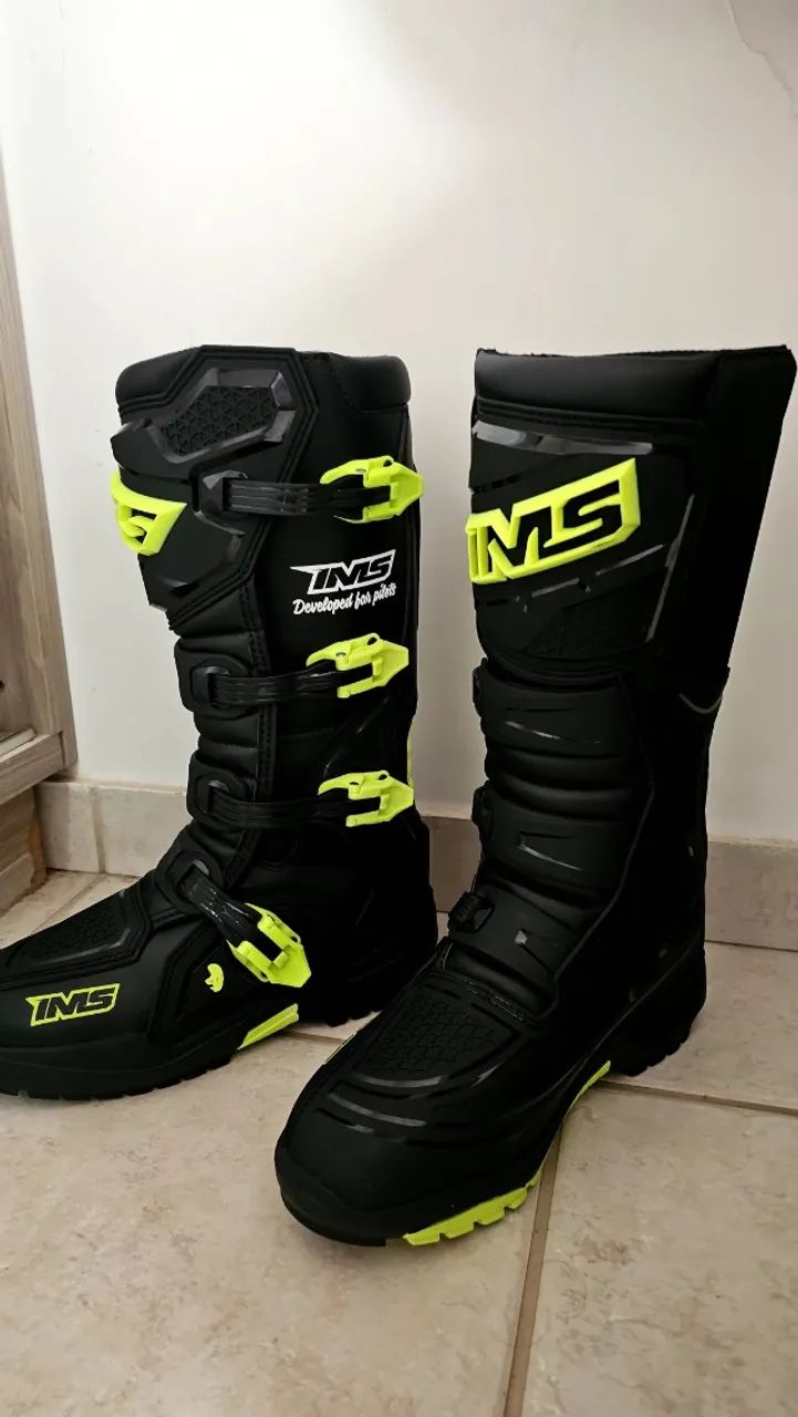Bota motociclista 