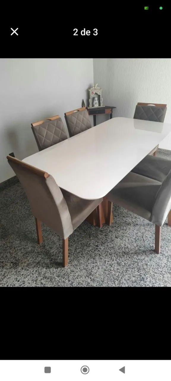 Mesa de Jantar 6 Lugares