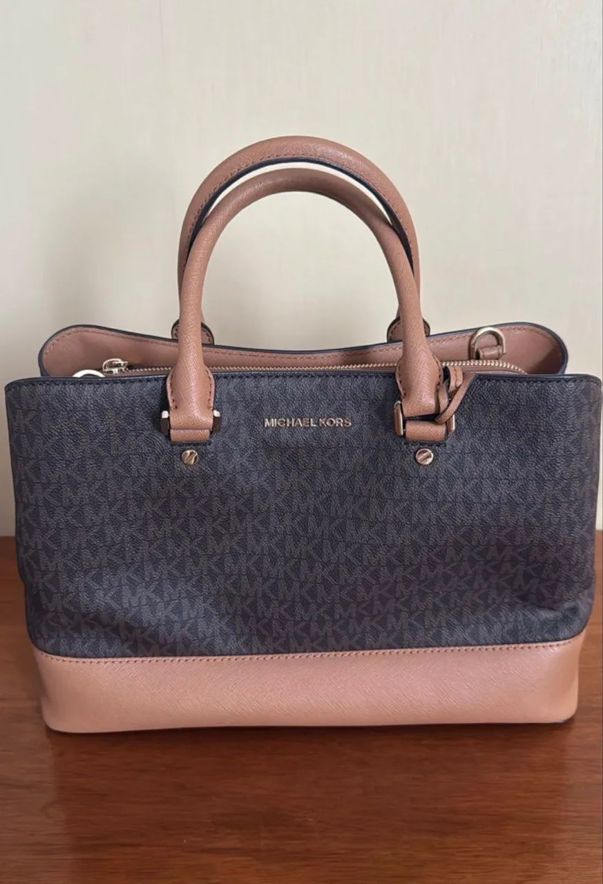 Bolsa Michael Kors Marrom e Caramelo