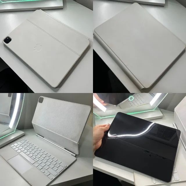 iPad Pro 12.9 (6º geração) 128Gb + Magic Keyboard + cabo e fonte original Apple  - Foto 3