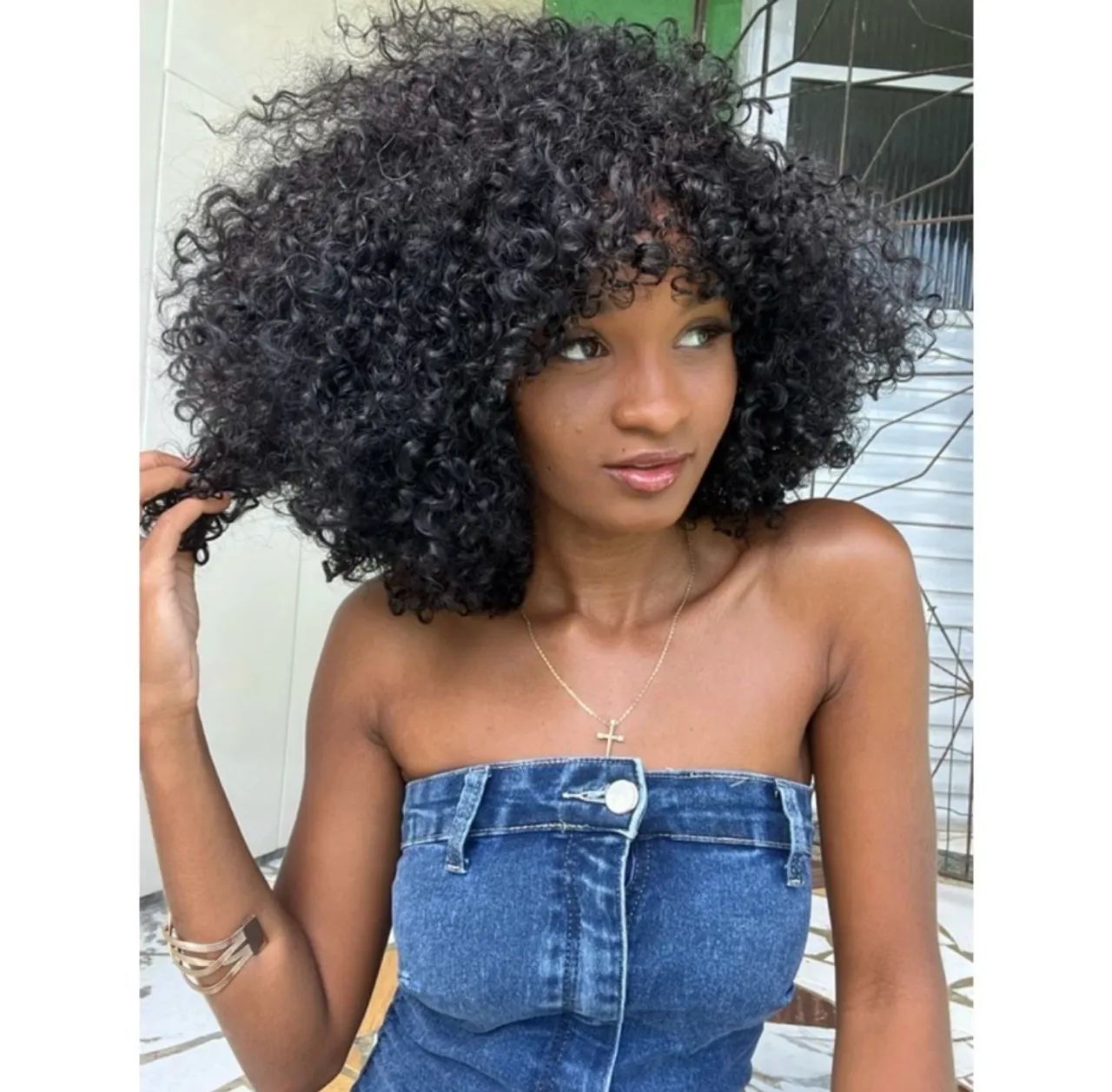Wig Lulu Francis cabelo humano - Foto 2