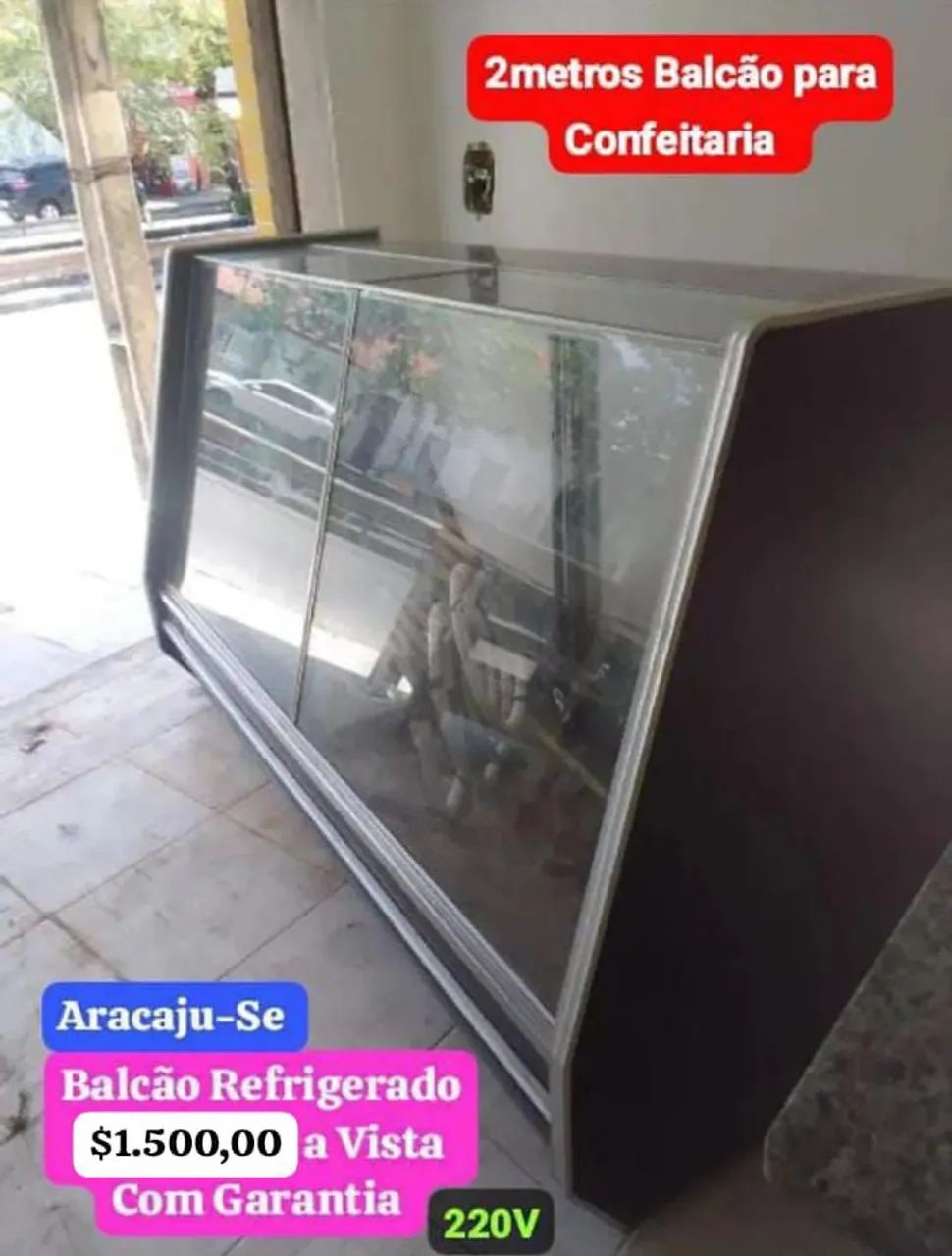 BALCÃO REFRIGERADO PARA CONFEITARIA 