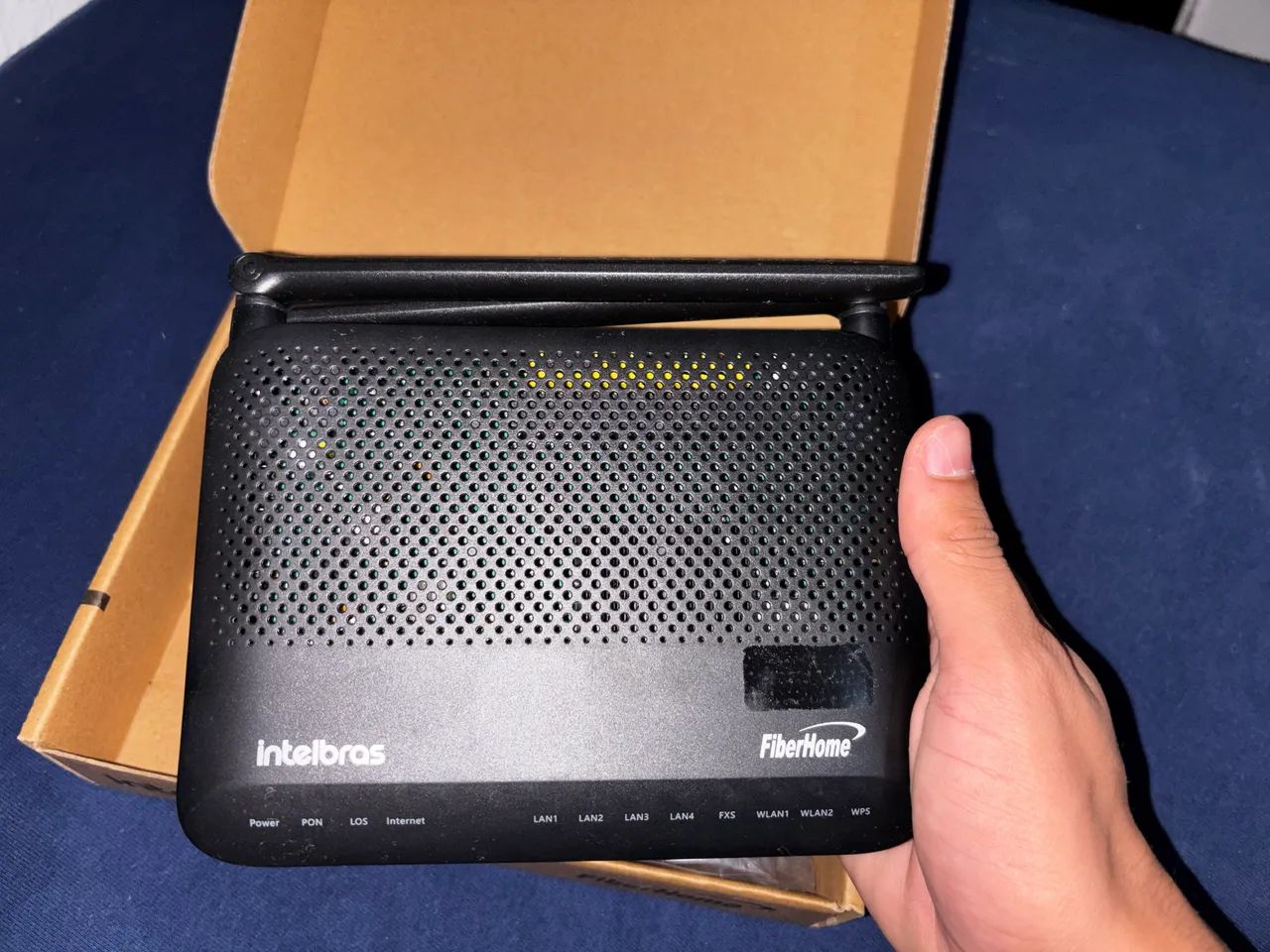 Modem Óptico Intelbras HG6145D2 GPON Wi-Fi Dual Band 4 Porta - Foto 2
