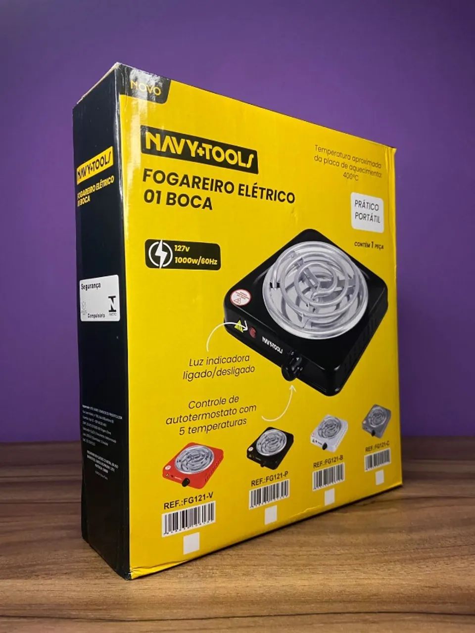 FOGAO ELETRICO 1 BOCA 127V 2000W - Foto 2