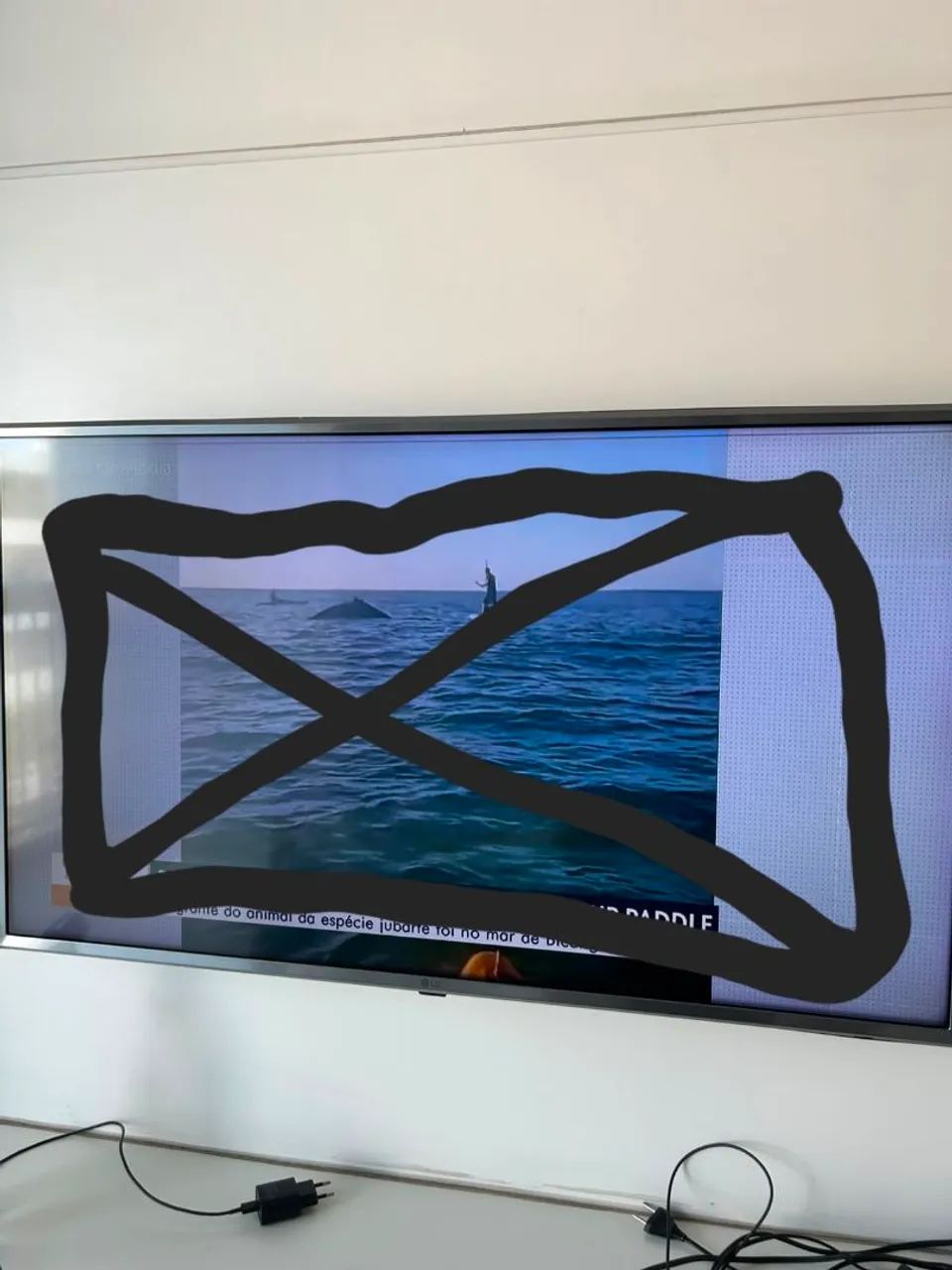 TV QUEIMADA - Samsung Smart 42 Polegadas