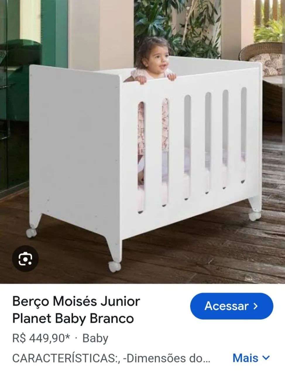 Berço Moisés Junior - Foto 4