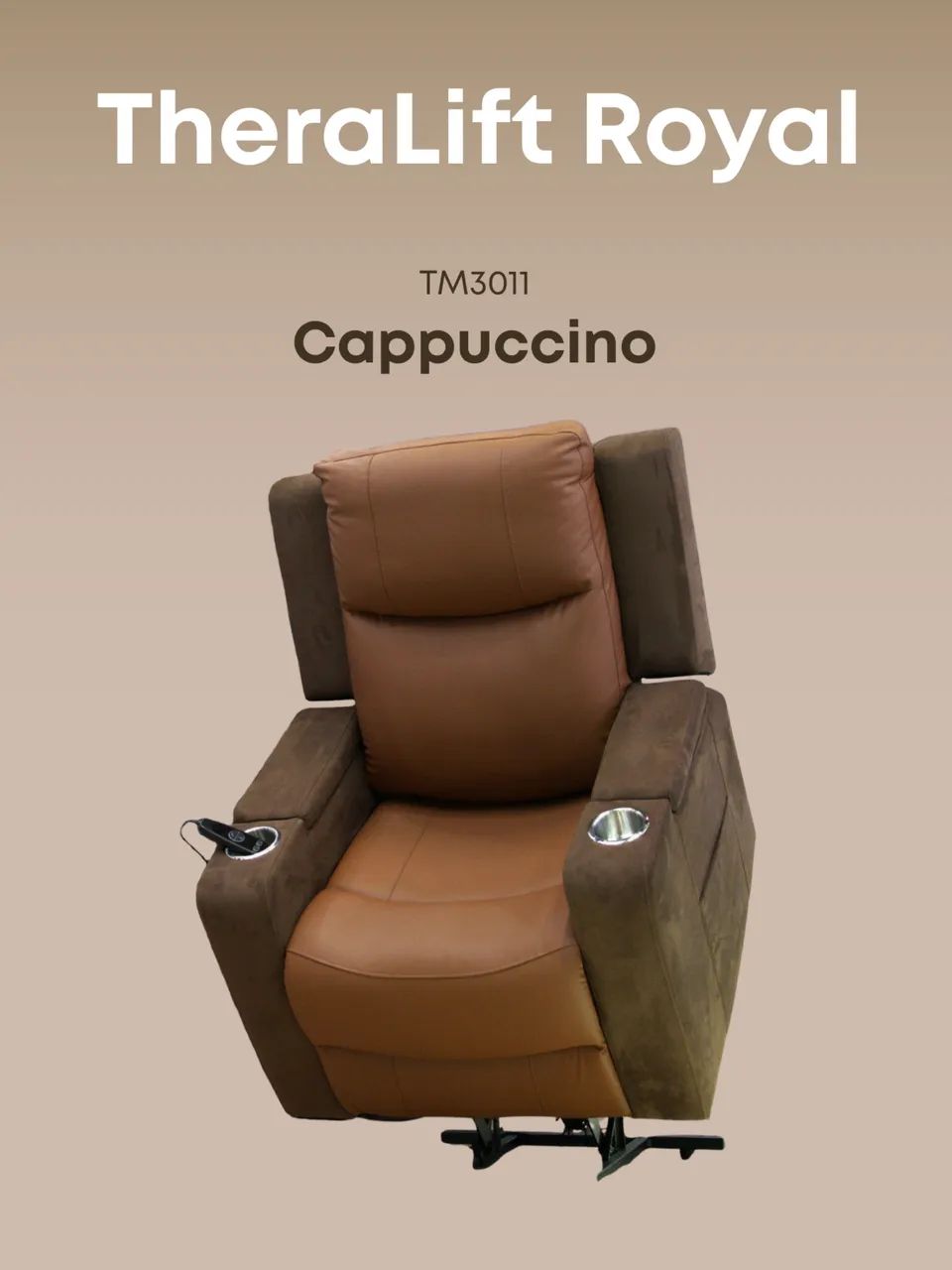 Poltrona Massageadora De Ar Theralift Royal Com Sistema Zenflow E Elevação - Foto 3