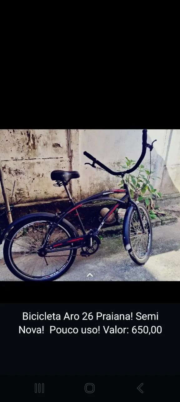 Bicicleta Aro 26 Praiana!