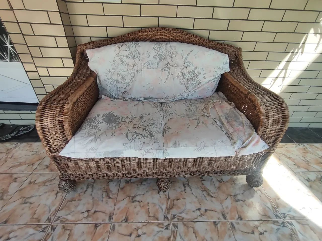 Conjunto de Móveis em fibra natural / rattan - Foto 2
