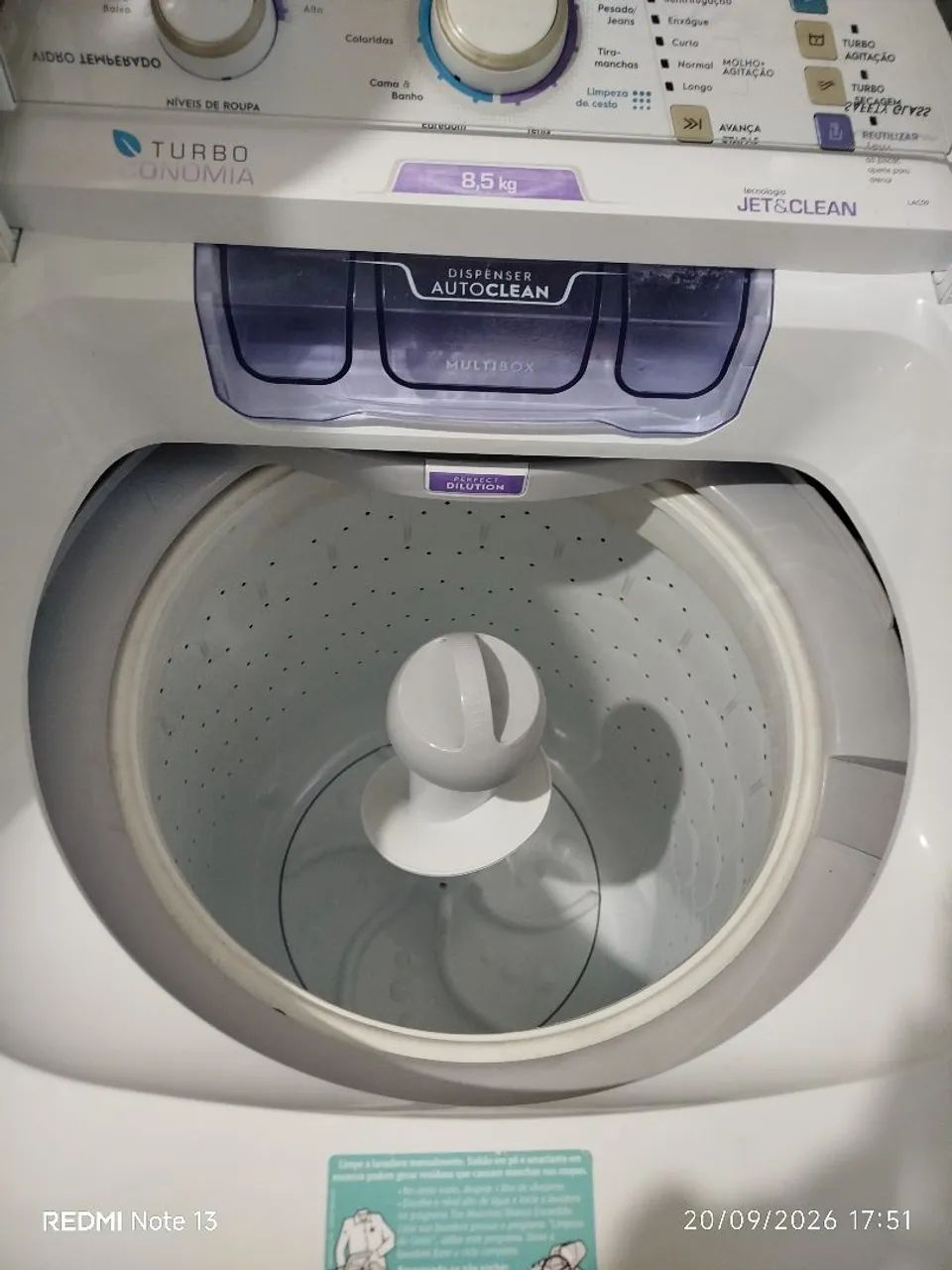 Máquina de lavar roupa Electrolux 8 kg - Foto 2