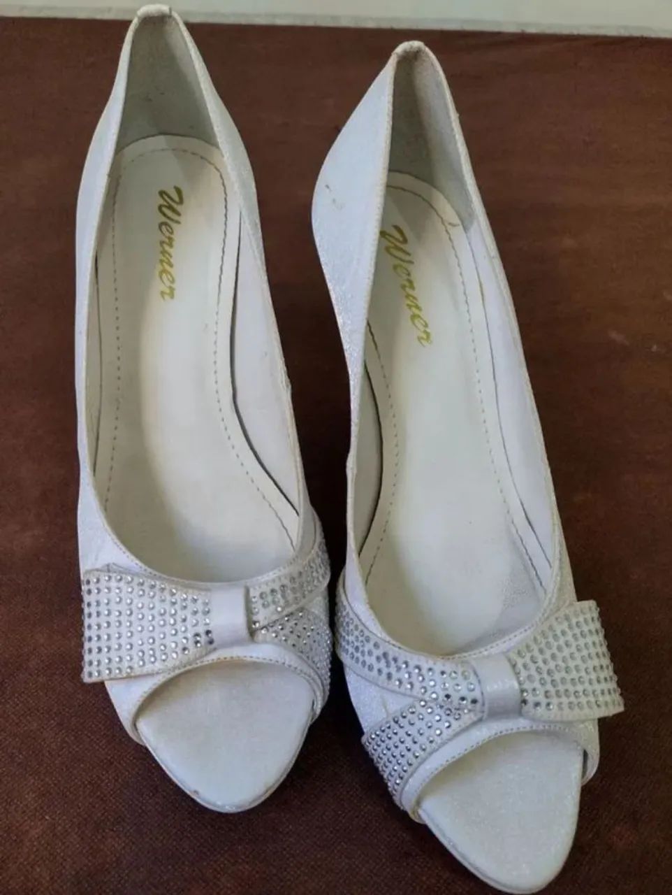 Sapato salto branco