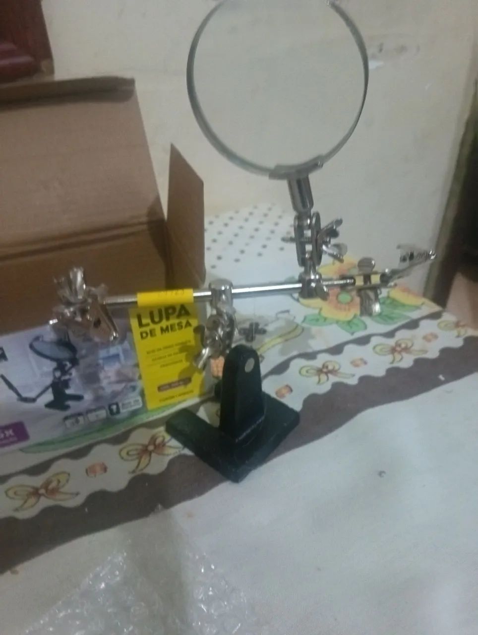 Lupa de mesa para soldas de placas eletronicas - Foto 4