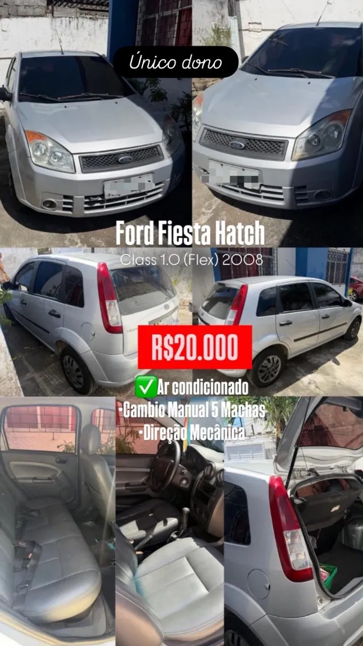 Ford Fiesta Fiesta 1.0 8V Flex/Class 1.0 8V Flex 5p 2008