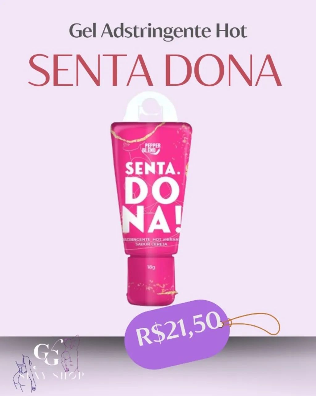 Gel Adstringente Hot Senta Dona - Foto 2