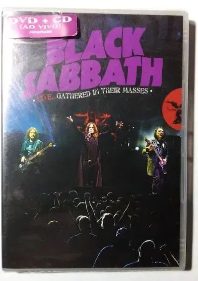 Dvd + cd black sabaath - gathering the masses (lacrado)