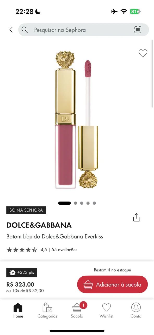 Batom Líquido Dolce&Gabbana Everkiss - Foto 2