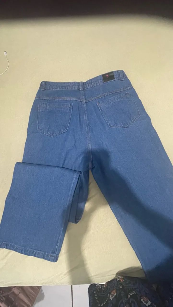 Calça jeans wide leg - Foto 2