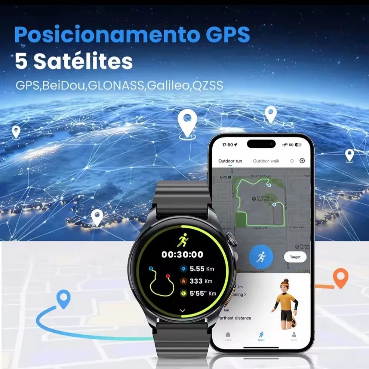 Smartwatch Haylou Watch 4S  - Foto 2