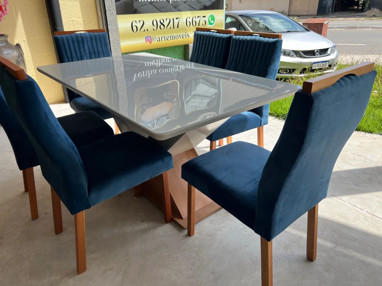 Mesa de jantar com 6 cadeiras  - Foto 2