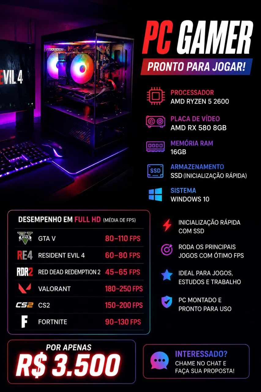 VENDO PC GAMER