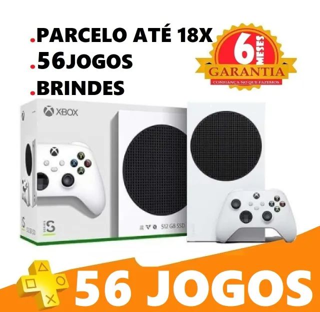 XBOX SERIES S + O6 MESES GARANTIA + 55 JOGOS + BRINDES I LOJA FISICA BH