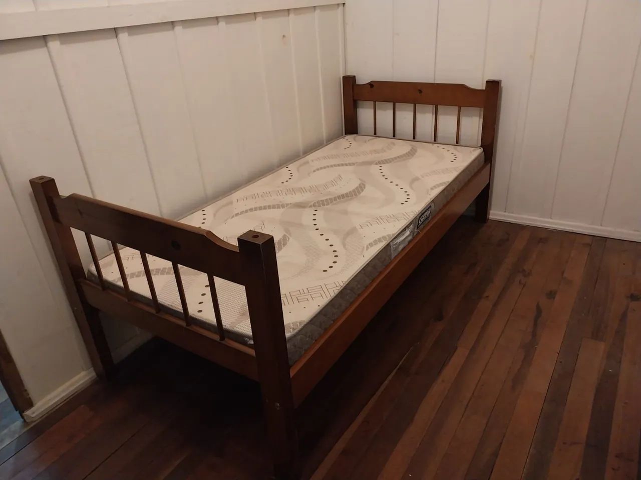 Cama Solteiro com colchão - Não entrego