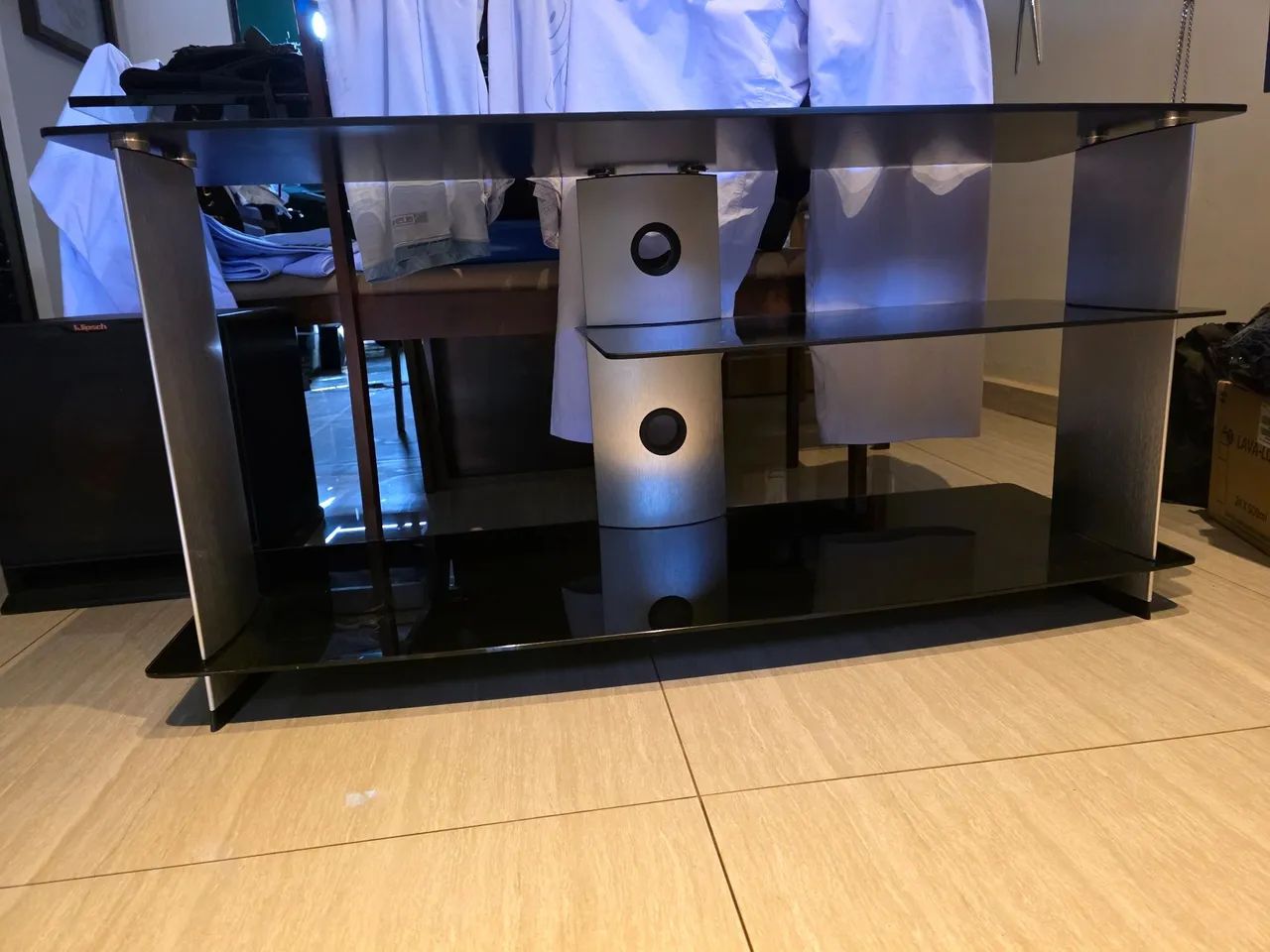Rack Home Theater em vidro temperado - SEM DETALHES