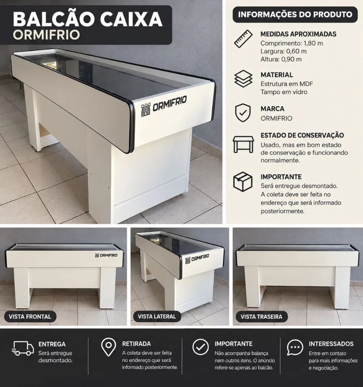 Balcão de supermercado 