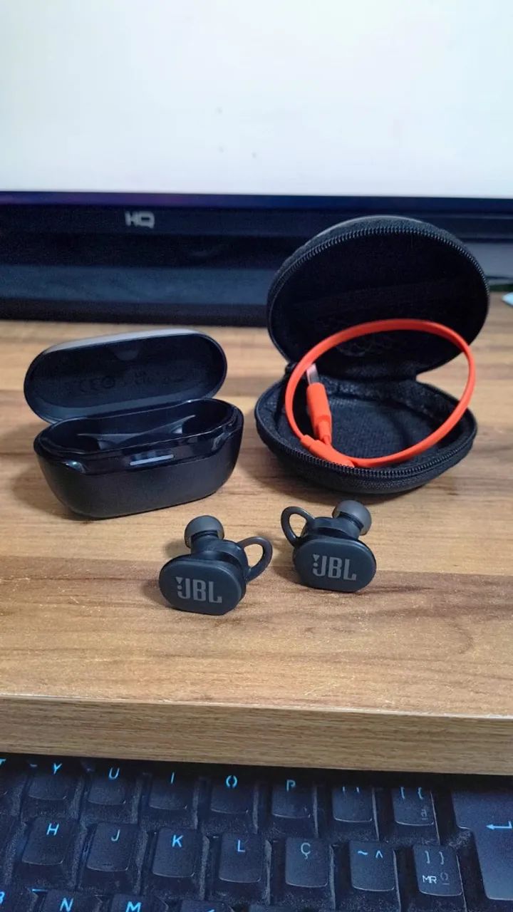 Fone De Ouvido Bluetooth JBL Endurance Race 2 Com Cancelamento De Ruído - Preto - Foto 5